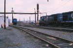 Conrail power at Dewitt yard